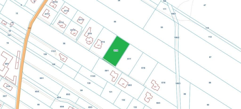 Urokliwa działka 2 050 m² w Wawrze - Main photo