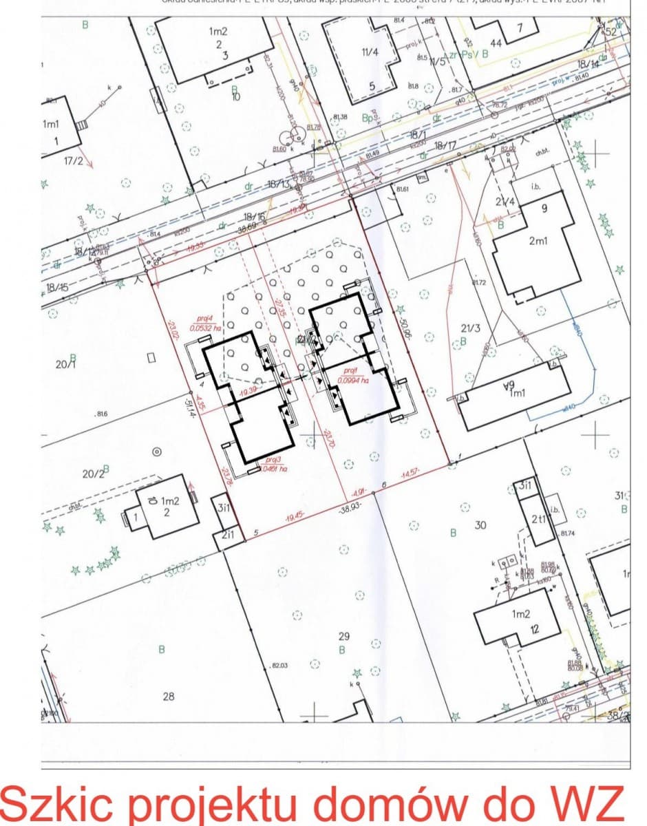 Działka budowlana zatwierdzona na 4 domy - Photo 3