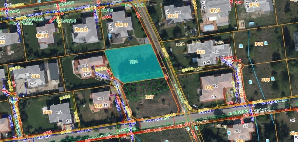 Działka budowlana z kanalizacją miejską – 13