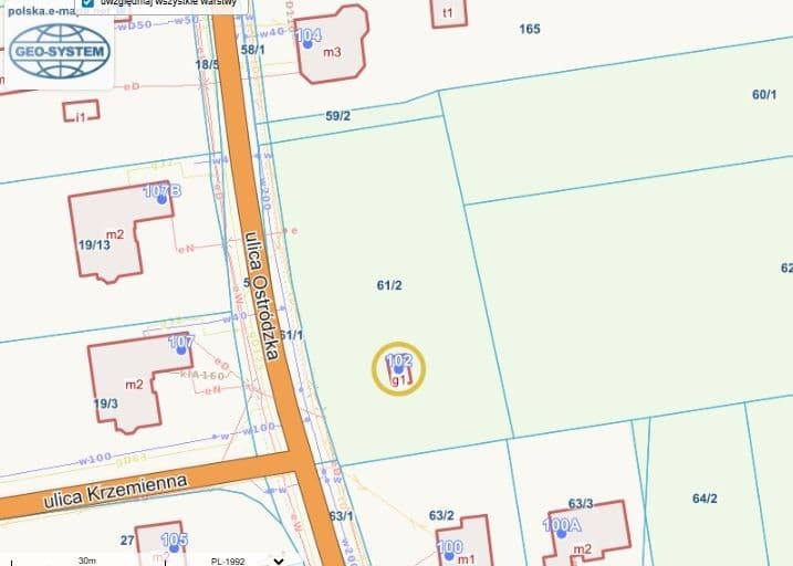 Grunt inwestycyjny przy ruchliwej ulicy Ostródzkiej – 10