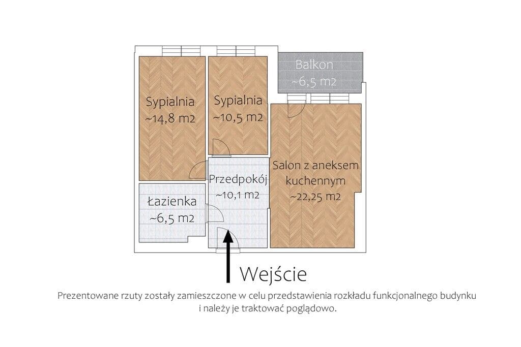 Nowoczesne 3-pokojowe mieszkanie w zielonej okolicy – 16