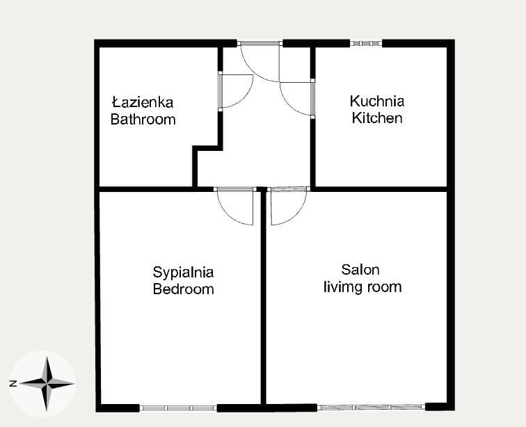 Dwupokojowe mieszkanie z widokiem w Żoliborzu – 10