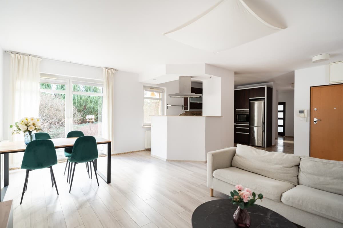 Mieszkanie na parterze z tarasem w Wilanowie – 1