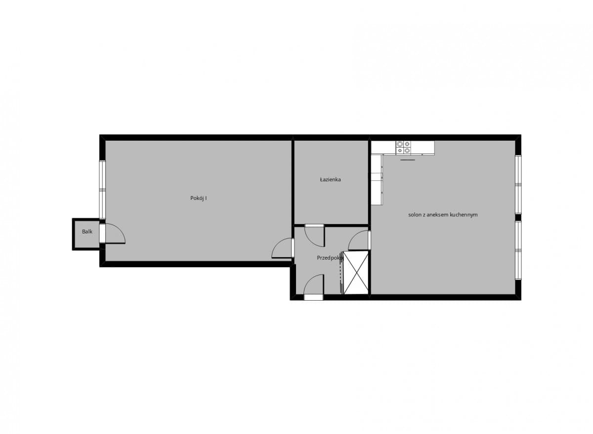 Dwustronne mieszkanie w sercu Starego Żoliborza – 12