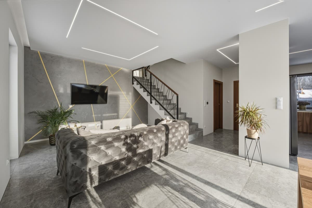 Nowoczesny dom bliźniak w zielonym otoczeniu – 3