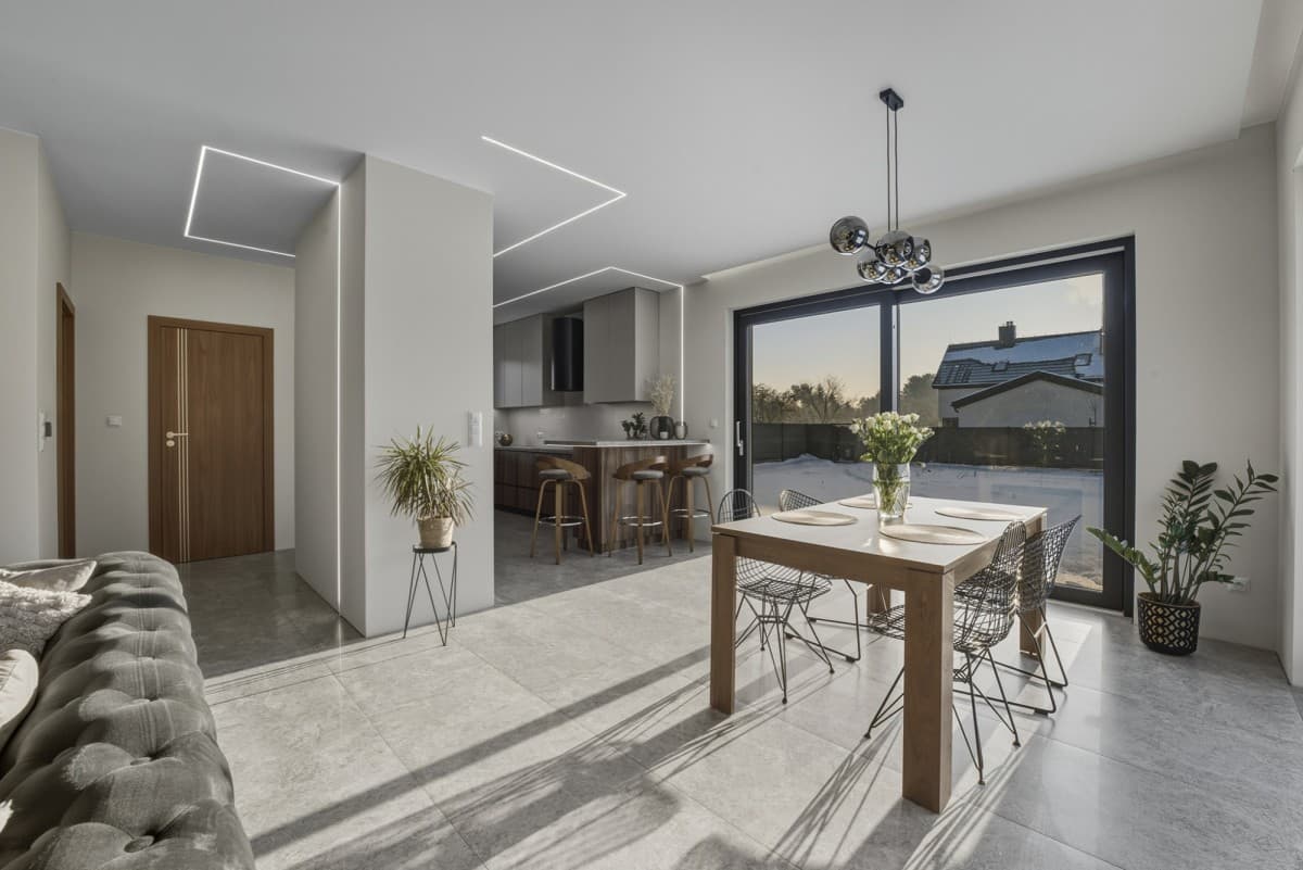 Nowoczesny dom bliźniak w zielonym otoczeniu – 4