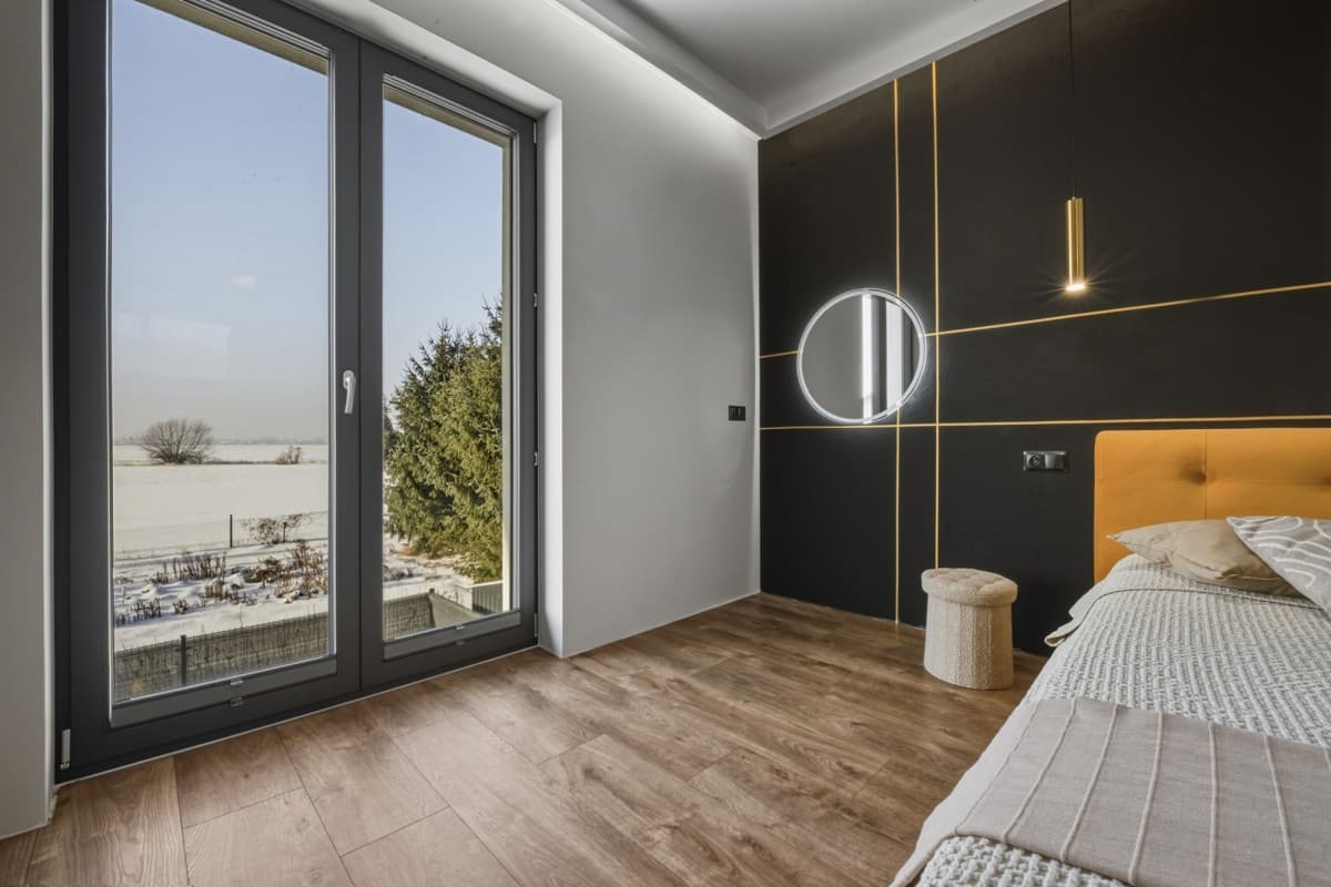 Nowoczesny dom bliźniak w zielonym otoczeniu – 14