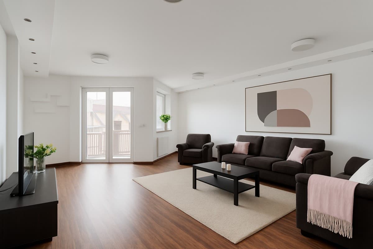 Przestronne mieszkanie z możliwością 4 pokoi – 1