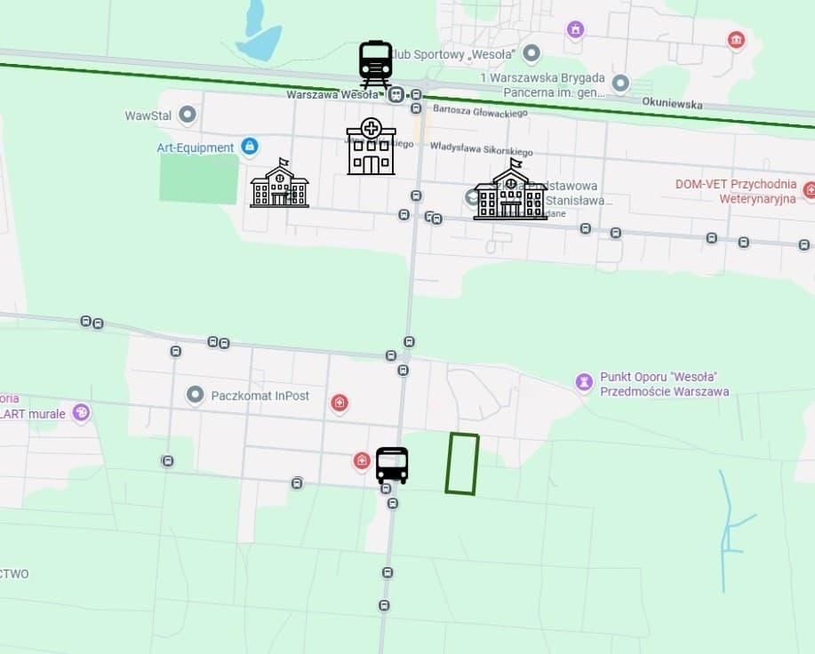 Przestronna działka inwestycyjna blisko Parku Mazowieckiego – 6