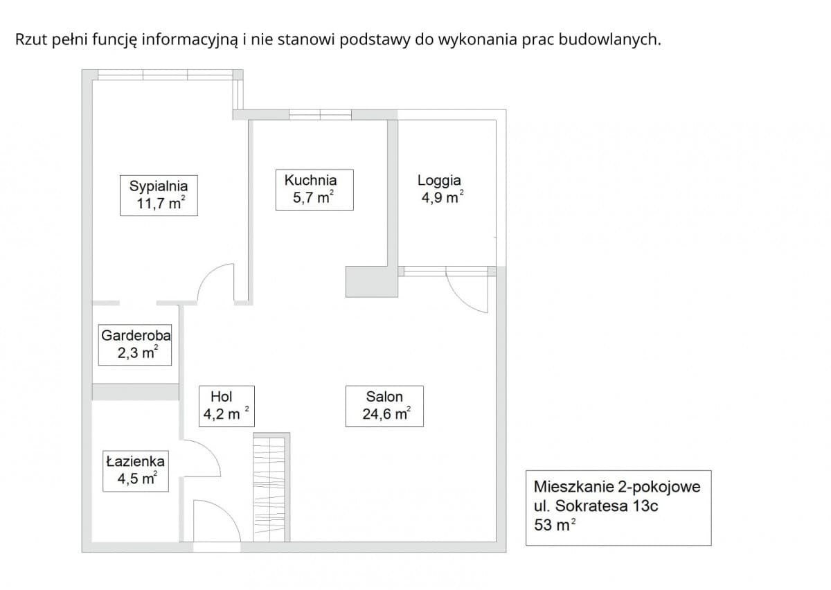 Funkcjonalne 2-pokojowe mieszkanie w Bielanach – 17