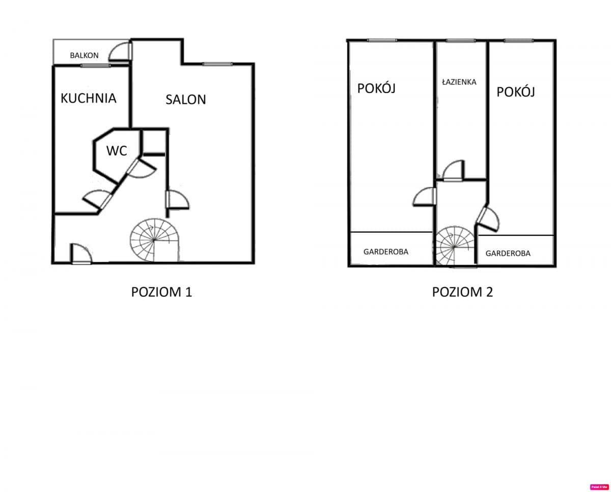 Przestronne, dwupoziomowe mieszkanie z balkonem w Piasecznie – 19