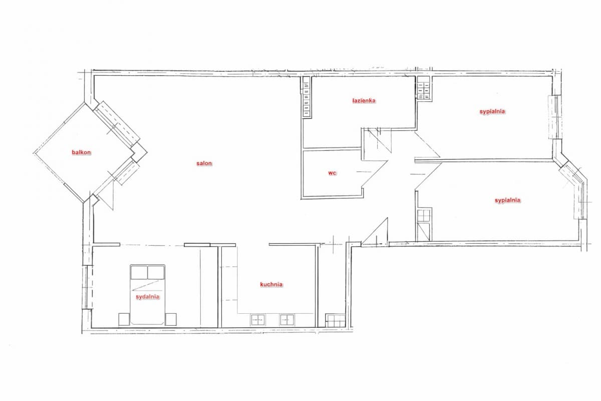 Przestronne mieszkanie z możliwością 4 pokoi – 20