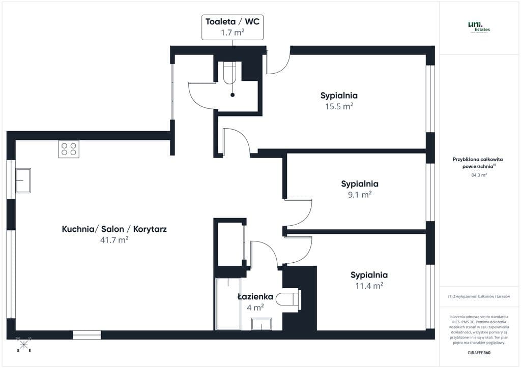 Przestronne mieszkanie 100 m² z balkonem w Bemowie – 2