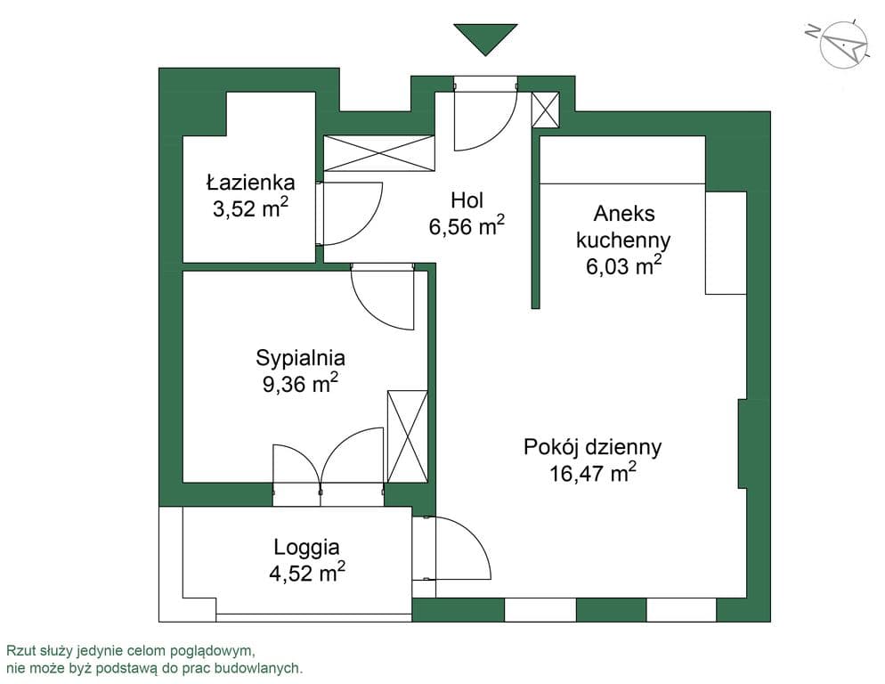 Penthouse z panoramicznym widokiem na miasto, 2 pokoje – 12