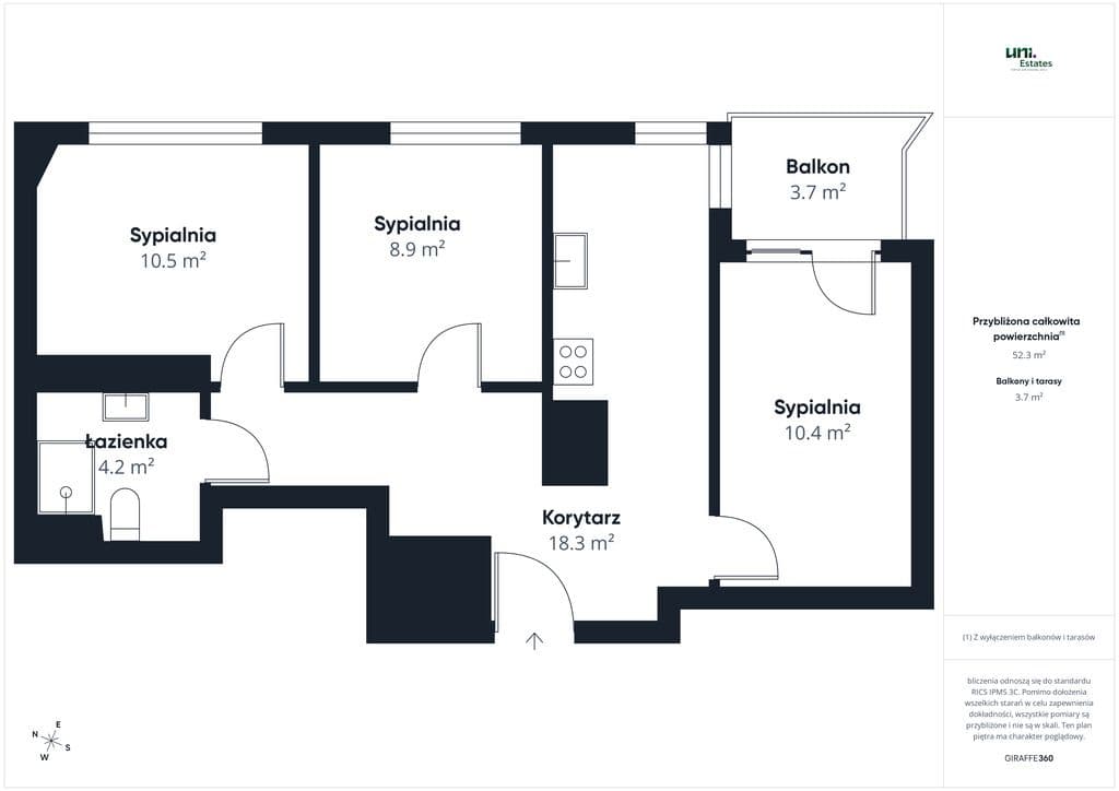 Mieszkanie 3-pokojowe przy Metro Chrzanów, dostępne od kwietnia – 2