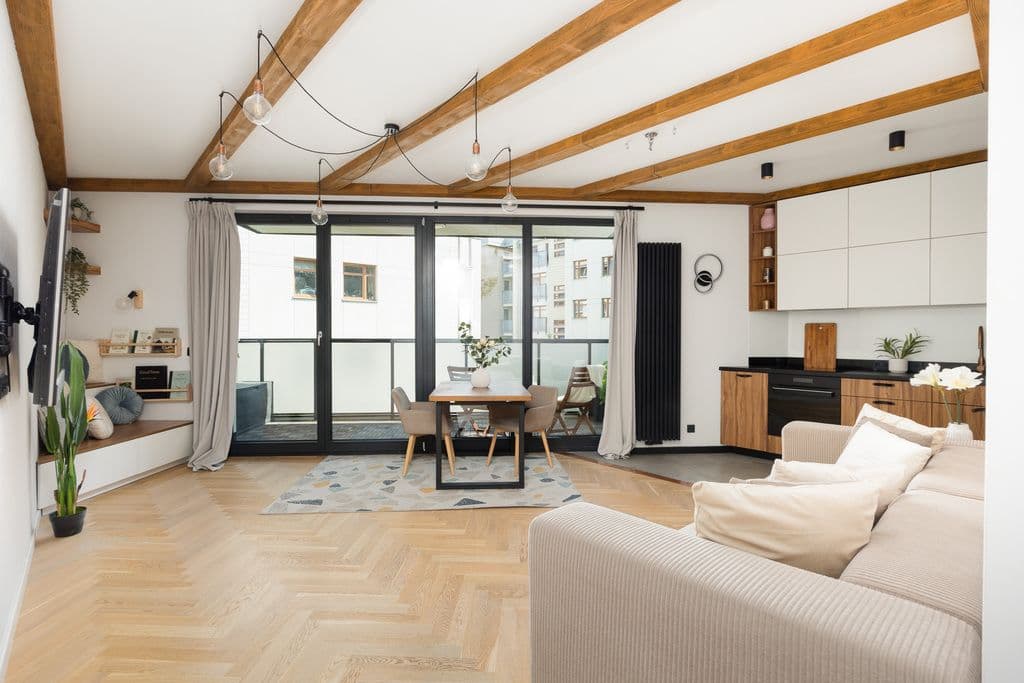 Nowoczesne mieszkanie 4-pokojowe z balkonami w Wilanowie – 1