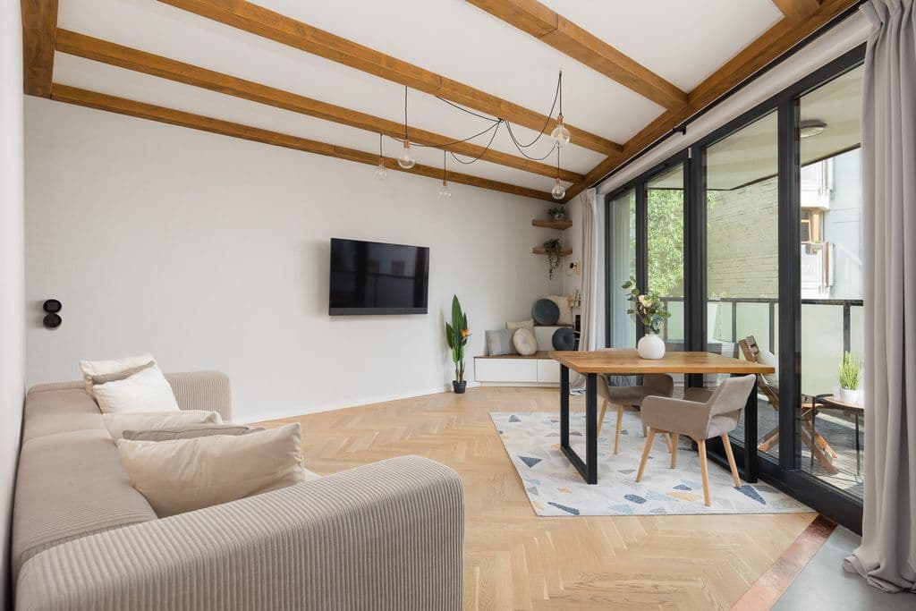 Nowoczesne mieszkanie 4-pokojowe z balkonami w Wilanowie – 2