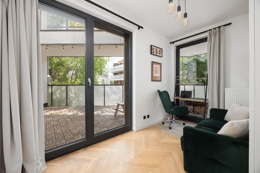 Nowoczesne mieszkanie 4-pokojowe z balkonami w Wilanowie – 9