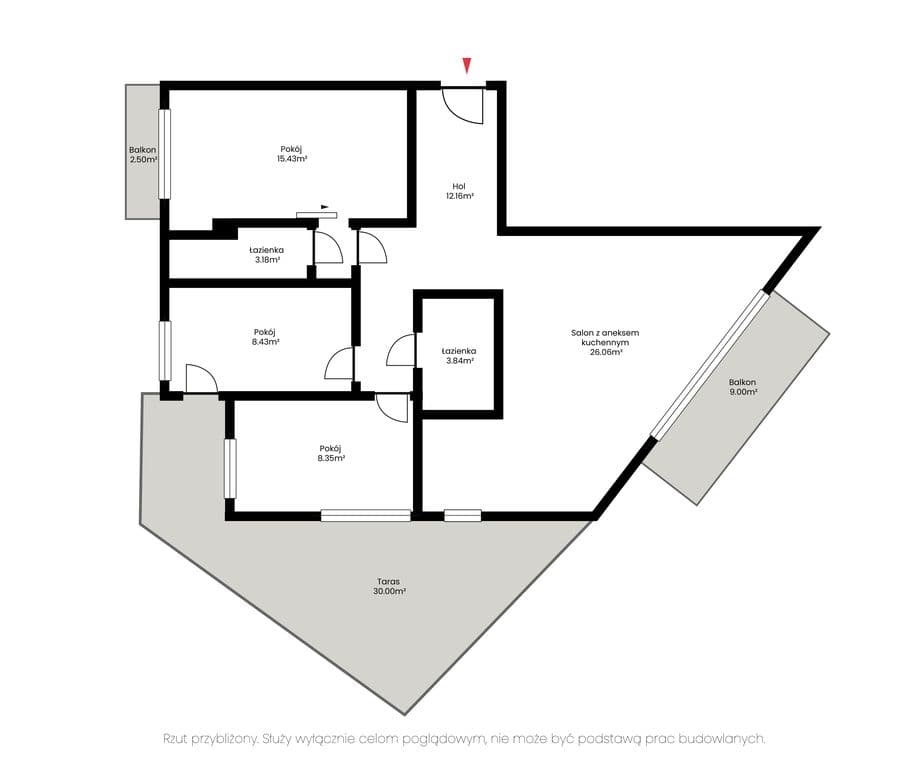 Nowoczesne mieszkanie 4-pokojowe z balkonami w Wilanowie – 15