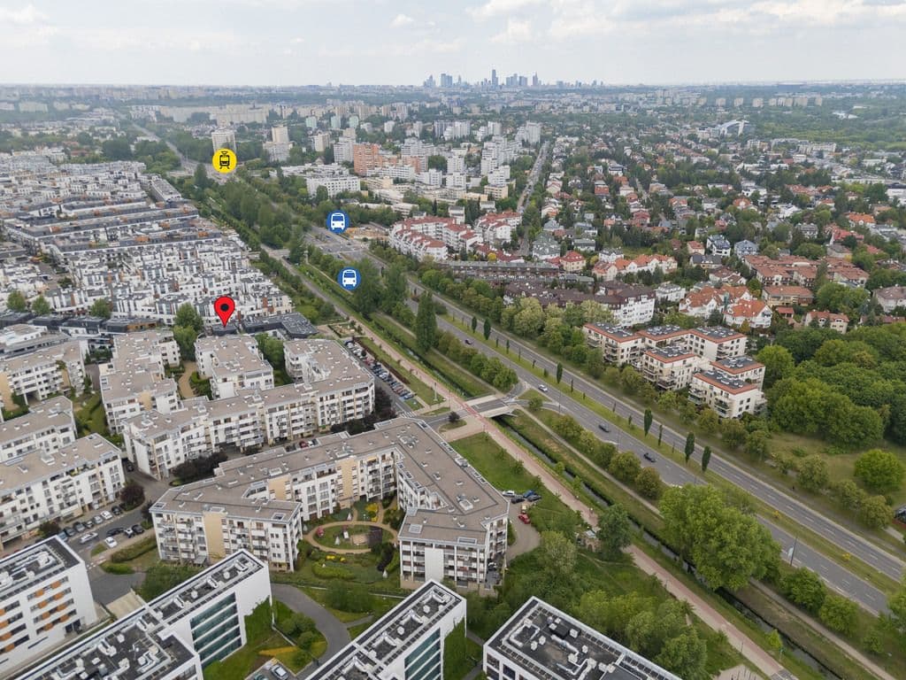 Nowoczesne mieszkanie 4-pokojowe z balkonami w Wilanowie – 17