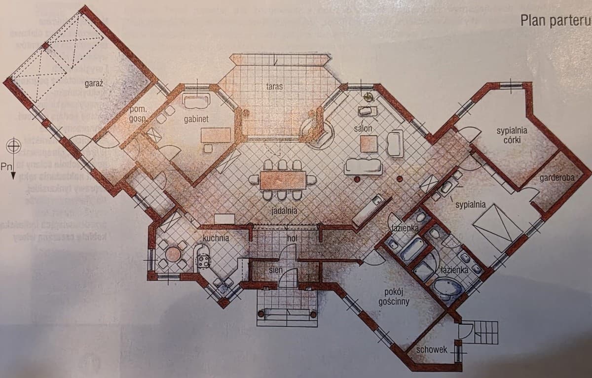 Wyjątkowy dom w stylu Santa Fe w Falenicy – 3