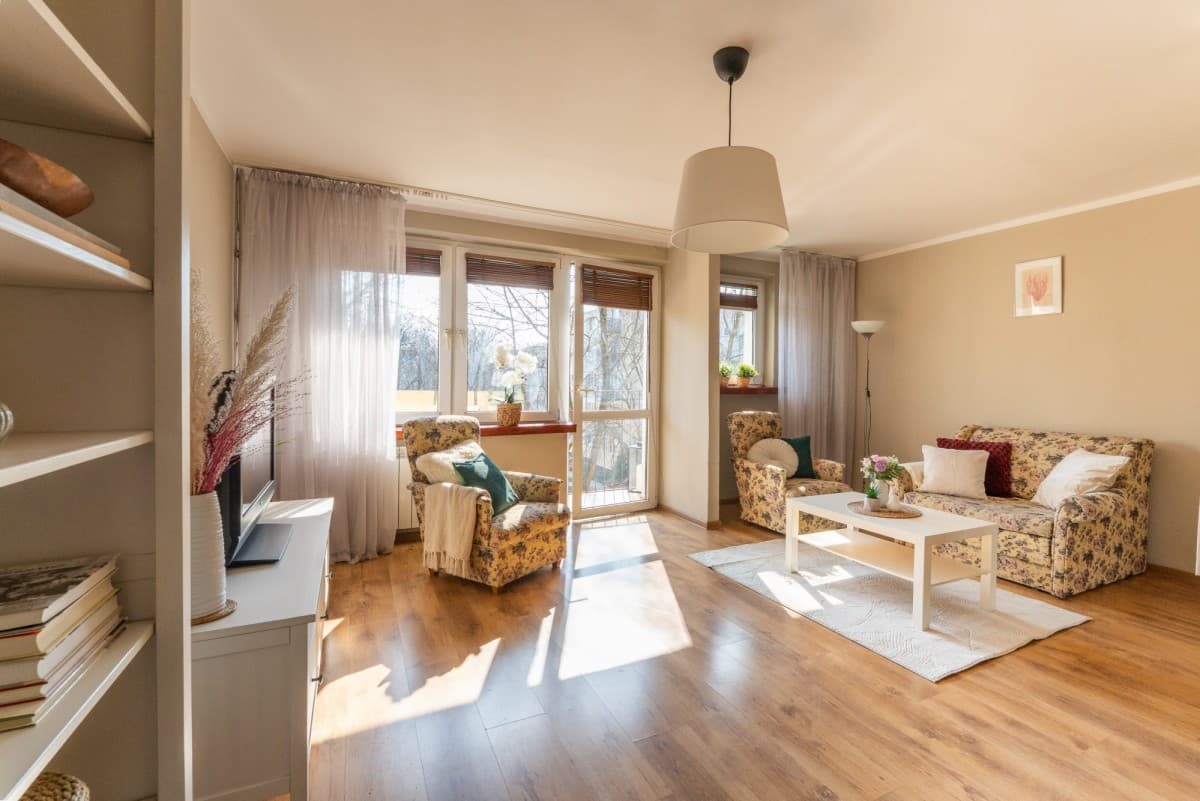 Funkcjonalne mieszkanie w zielonym Mokotowie – 1