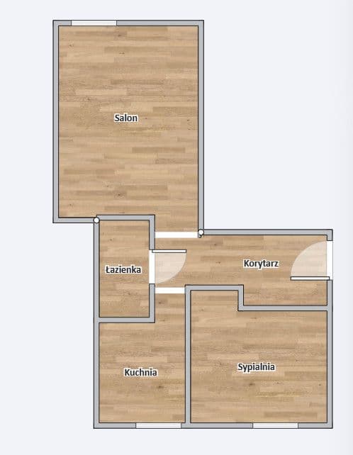 Dwupokojowe mieszkanie gotowe do wprowadzenia na cichej ulicy – 2
