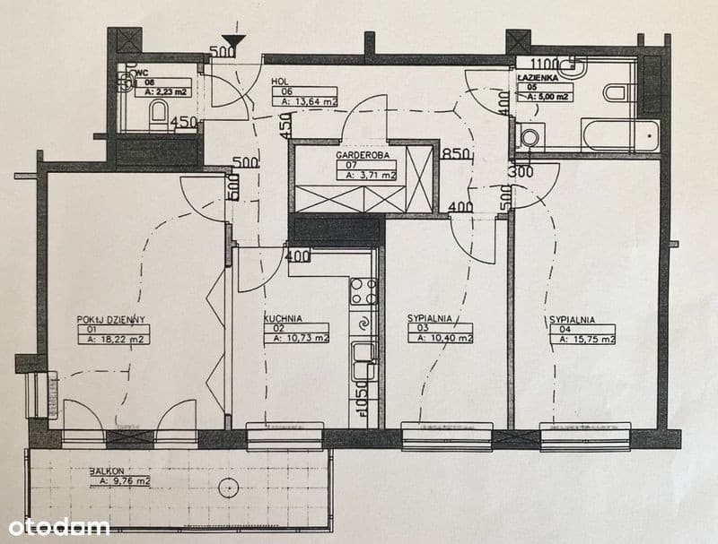 Przestronne mieszkanie rodzinne przy metrze Ulrychów – 13