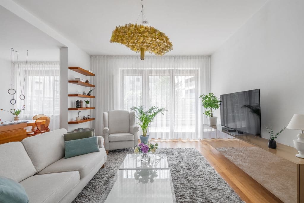 Przestronne mieszkanie z tarasem 35 m² w Wilanowie – 1