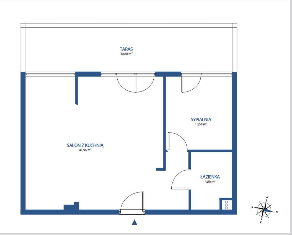 Przestronne mieszkanie z tarasem 35 m² w Wilanowie – 13