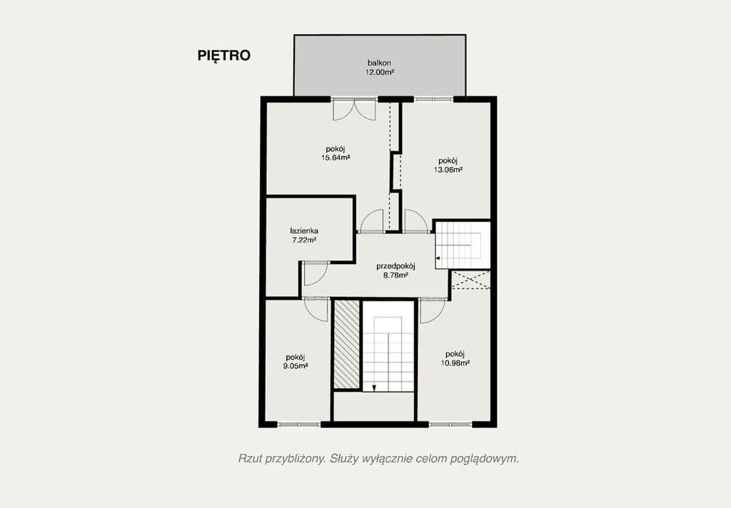 Przestronne mieszkanie dwupoziomowe w zielonej Wesołej – 22