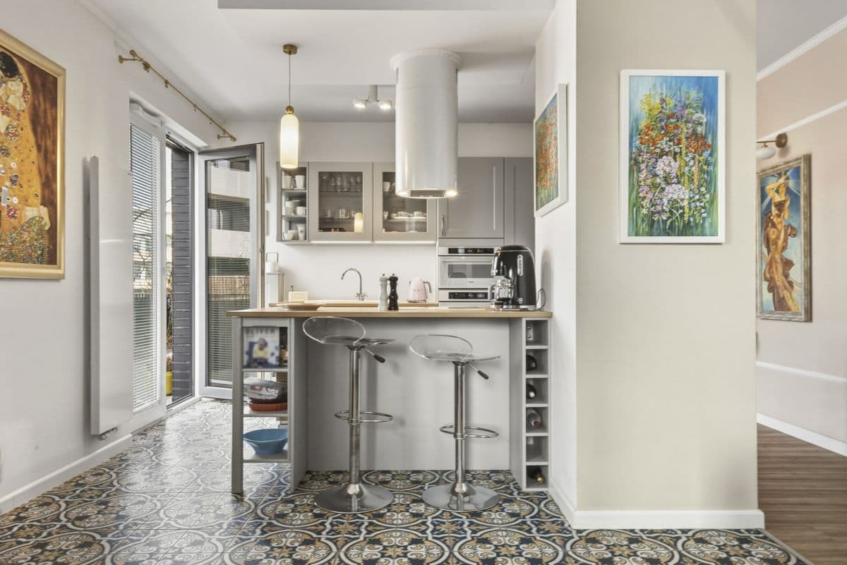 Nowoczesny apartament z prywatnym ogródkiem w Wilanowie – 5