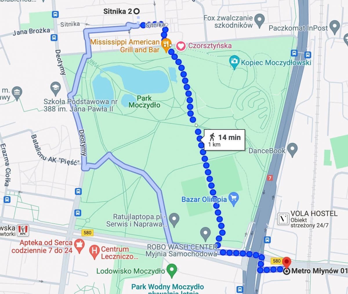 Słoneczne 2-pokojowe mieszkanie przy Parku Moczydło – 14