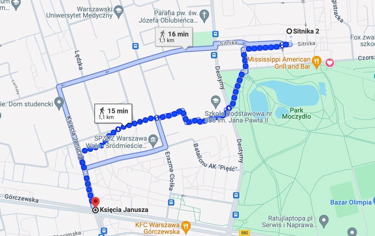 Słoneczne 2-pokojowe mieszkanie przy Parku Moczydło – 16