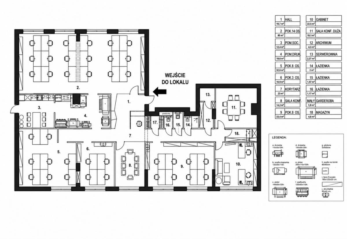 Nowoczesny lokal biurowy 317 m² w Żoliborzu – 13