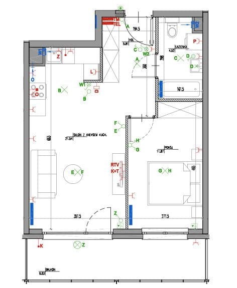 Nowoczesny apartament 2 pokoje z loggią i miejscem parkingowym – 19