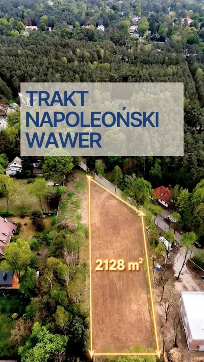 Duża działka leśna pod dom jednorodzinny w Wawrze – 2