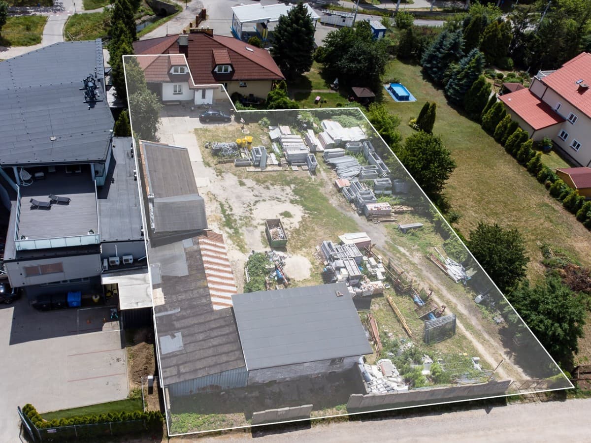 Działka inwestycyjna z zabudową usługową w Białołęce – 3