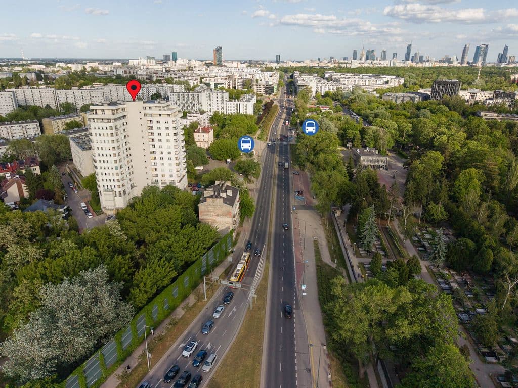 Panoramiczne 2-pokojowe mieszkanie z parkingiem w Żoliborzu – 19