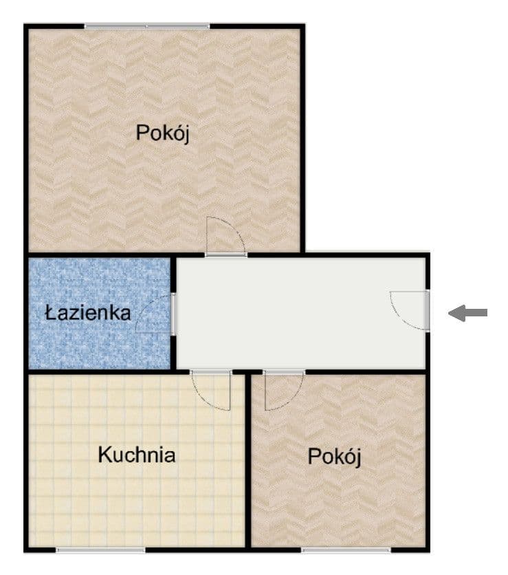 Dwupokojowe mieszkanie w Ochocie do remontu – 2